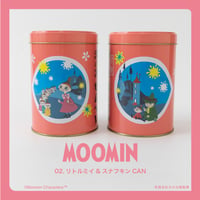 (※まもなく販売終了）MOOMIN×湯の花せんべい　リトルミイ＆スナフキンCAN（1缶）