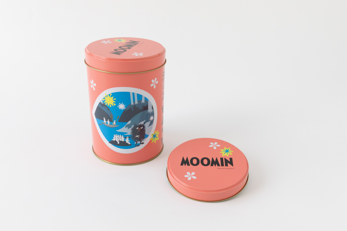 まもなく販売終了）MOOMIN×湯の花せんべい ムーミンフレンズCAN（1缶