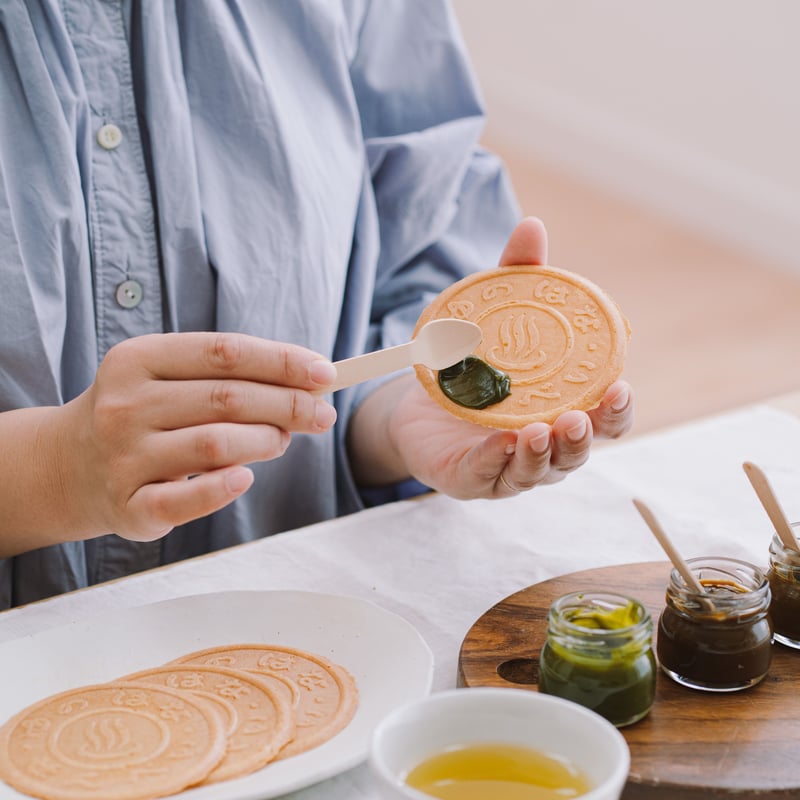 tabino ondo 湯の花せんべいと餡 online 限定価格 | hinodeya-se