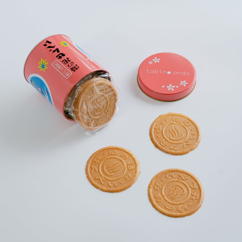 tabino ondo湯の花せんべいミニ缶 online 限定価格 | hinodeya-se