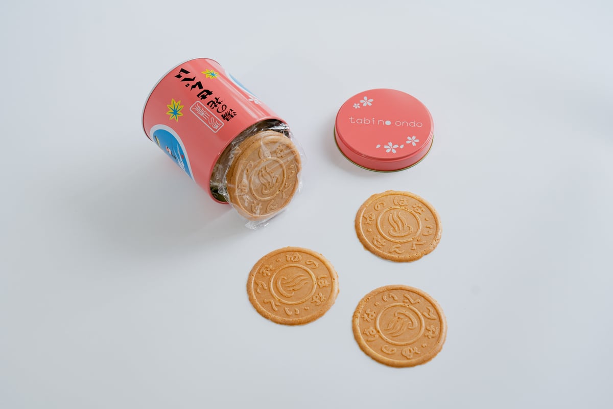 ゆのみん。ページ tabino ondo湯の花せんべいミニ缶 online 限定価格 | hinodeya-se