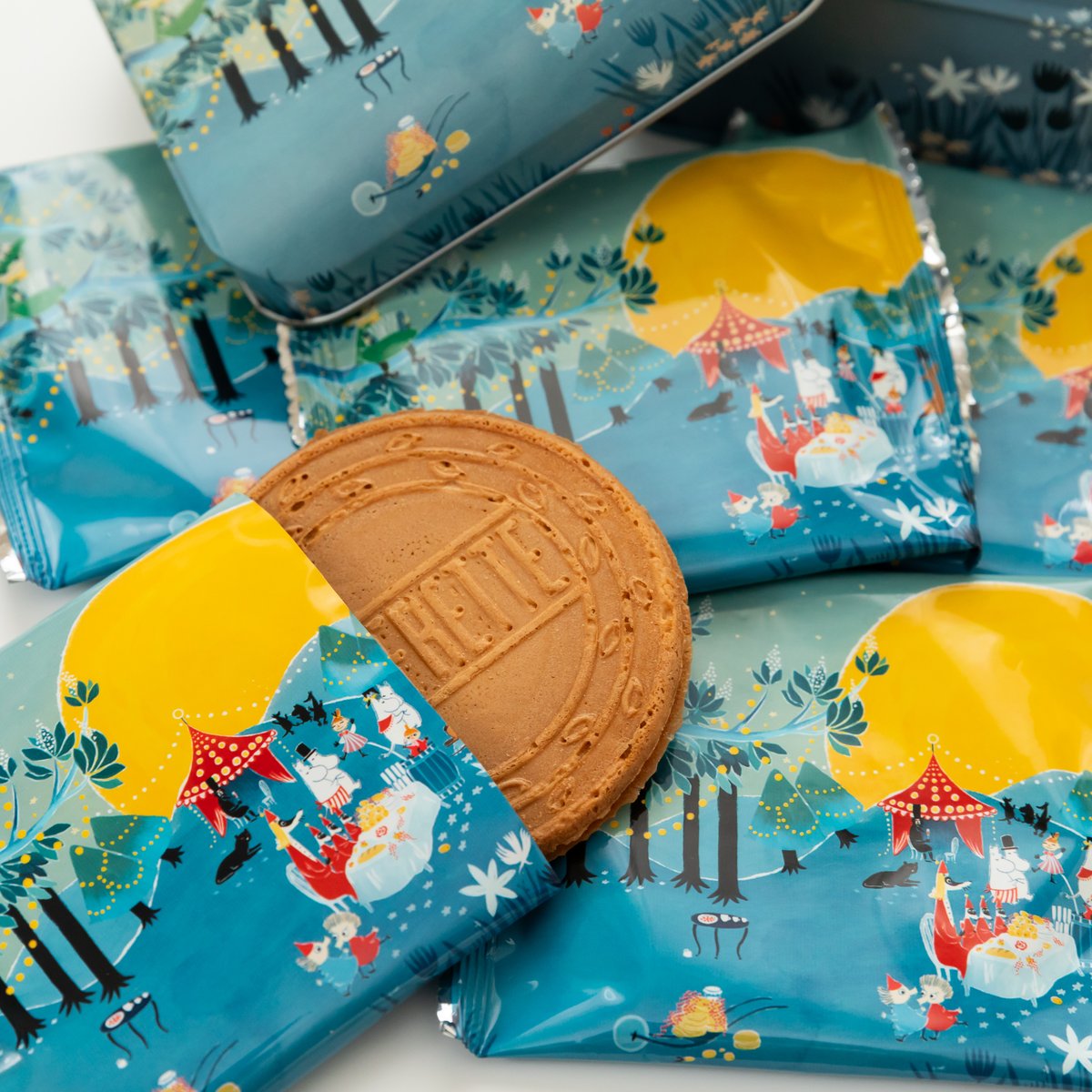 ☆NEW!!☆ MOOMIN いちごチョコクリームゴーフレット | hinodeya-seik