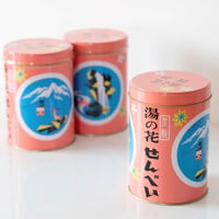 湯の花せんべい　丸缶　online限定価格