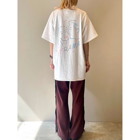 AOR × STRAMA  Tシャツ    XLサイズ　 WHITE / BLACK