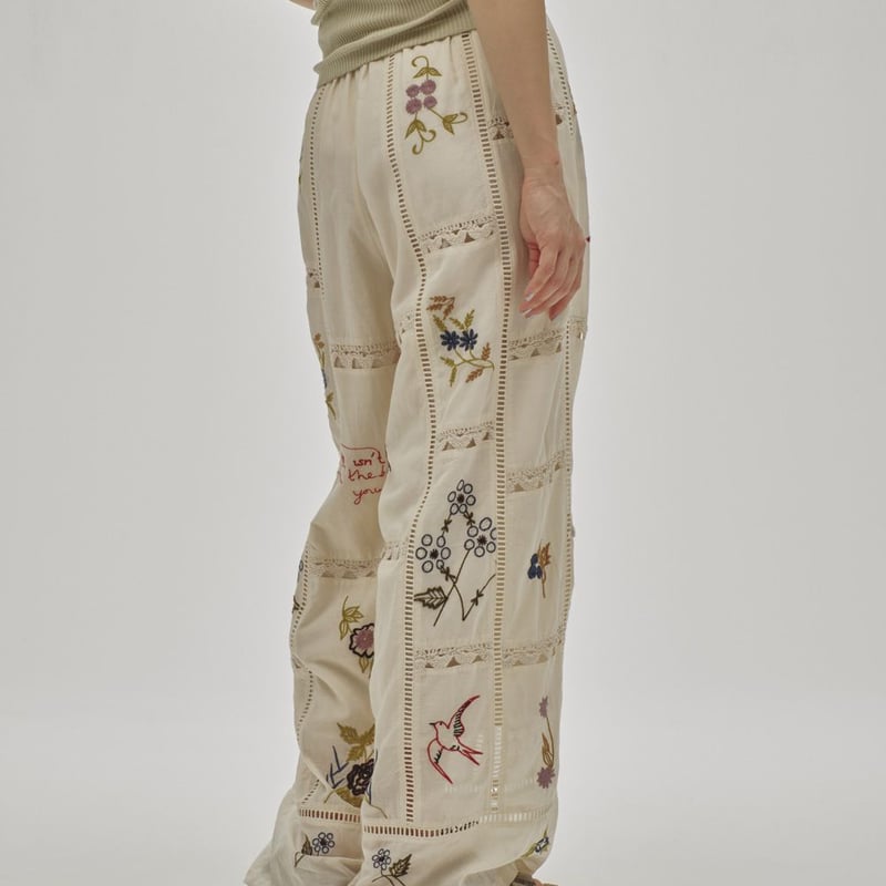 パンツ todayful / Embroidery Patchwork Trousers TODAYFUL(トゥデイフル) / Life's online store（ライフズ