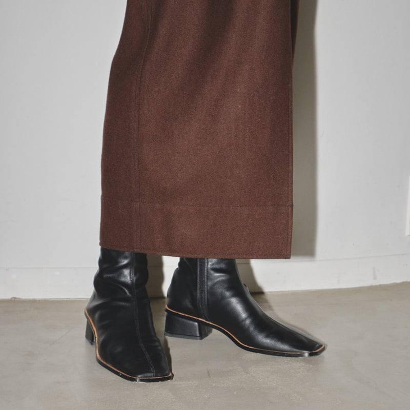 TODAYFUL】Stretch Leather Boots | Selectshop sh...