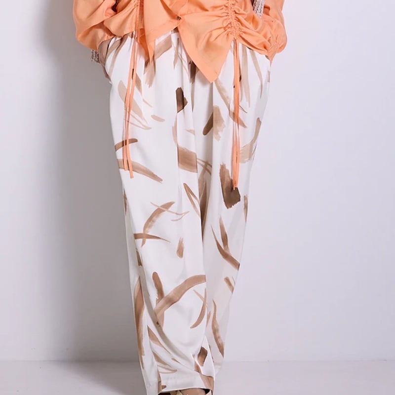 CHIGNON】サテンプリントパンツ | Selectshop shooby dooby