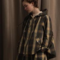 【KELEN】VICKY/CHECK HOODIE JACKET