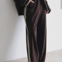 【anuke】Velour Track Pants