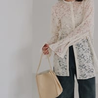 Hella】 cotton crepe gather top | Selectshop sh