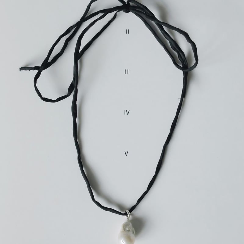 【新品】anuke アンヌークSilkcord x Pearl Necklace anuke】Silkcord x Pearl Necklace | Selectshop s