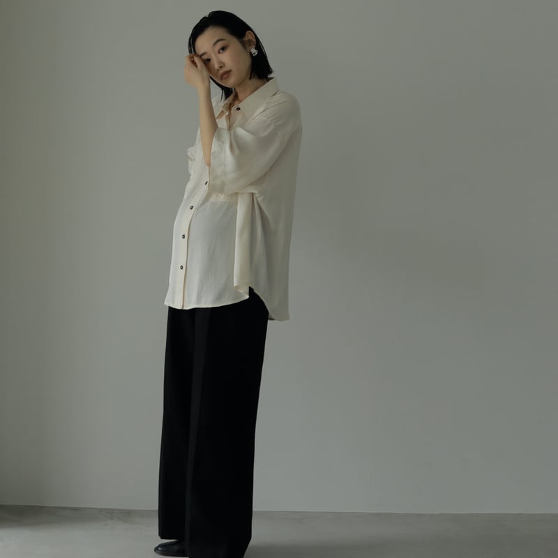 美品　完売品anuke Tuck Wide Pants マタニティパンツ anuke(アンヌーク) Reha. Tuck Wide Pants ☆25秋冬 25秋冬