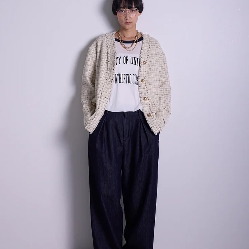 専用　新品未使用　cygne 新品　シーニュ　ツイードジャケット　Lydie CHIGNON】ツイードジャケット 11月下旬～12月上旬入荷