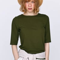 【KELEN】　’RICKY’ ベーシックリブトップス