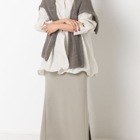 【YENN】W JERSEY MAXI SK
