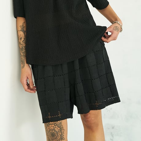 【YENN】　LACE BERMUDA PT