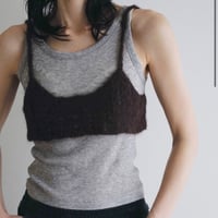 【anuke】 Crochet Knit Bustier