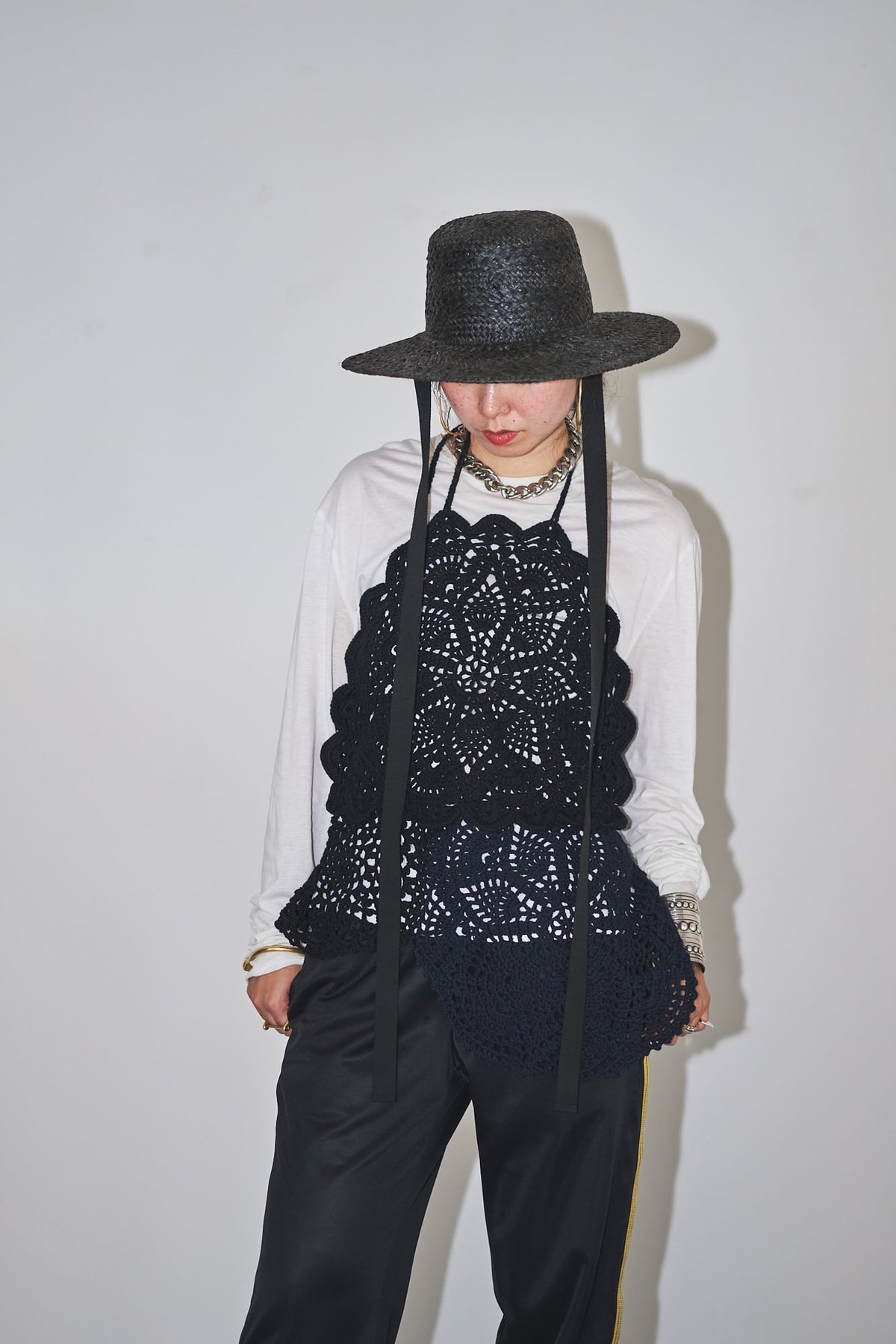 oll kyoto Emma crochet bustier クロシェニット oll】Emma crochet bustier | Selectshop shooby d