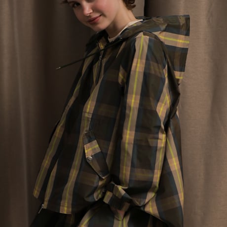 【KELEN】VICKY/CHECK HOODIE JACKET