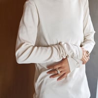 再入荷！【YENN】COTTON RIB LONG TEE