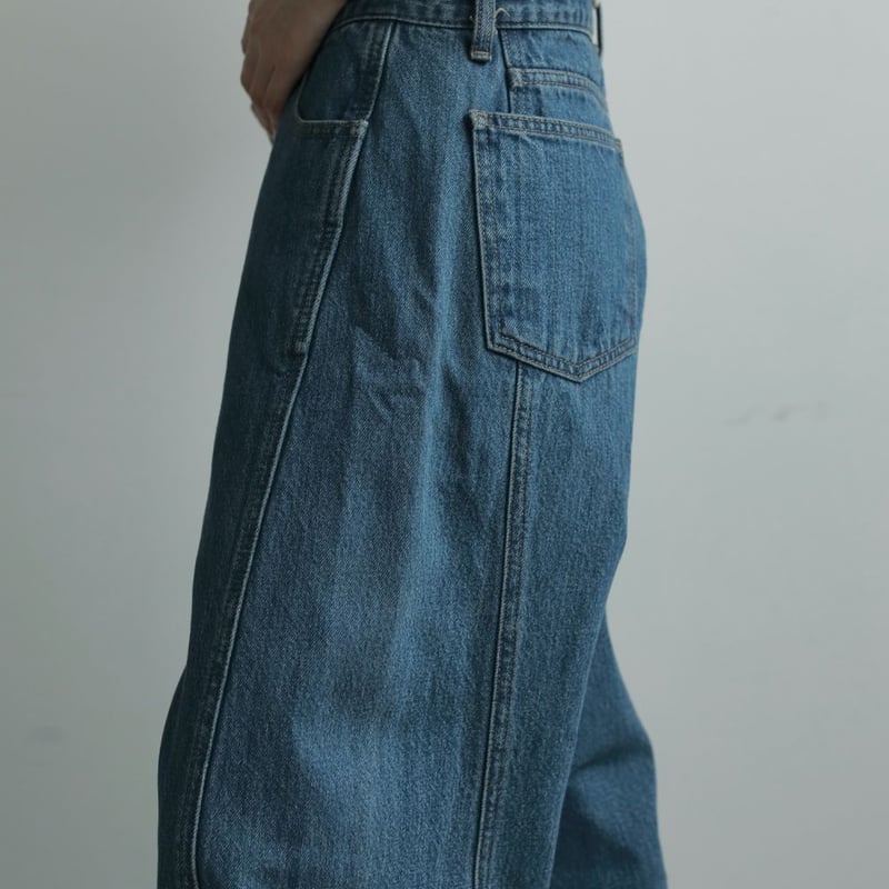 anuke】Panel Loose Denim | Selectshop shooby dooby
