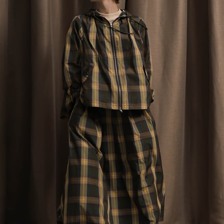 【KELEN】VICKY/CHECK HOODIE JACKET