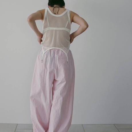 【anuke】 Volumetuck Cocoon Pants