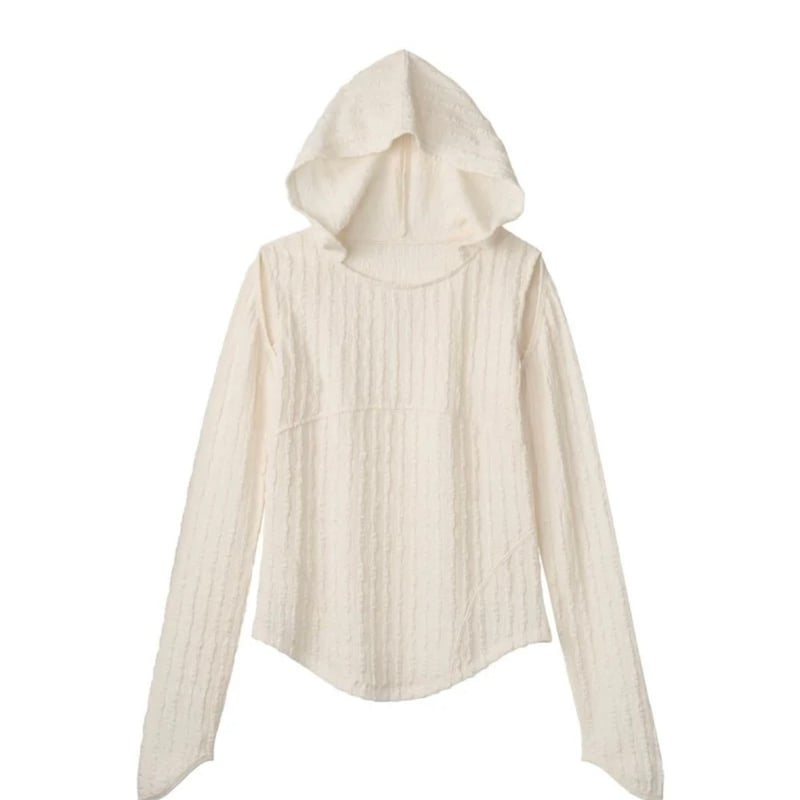 Knuth Marf】 hooded jacquard top | Selectshop s