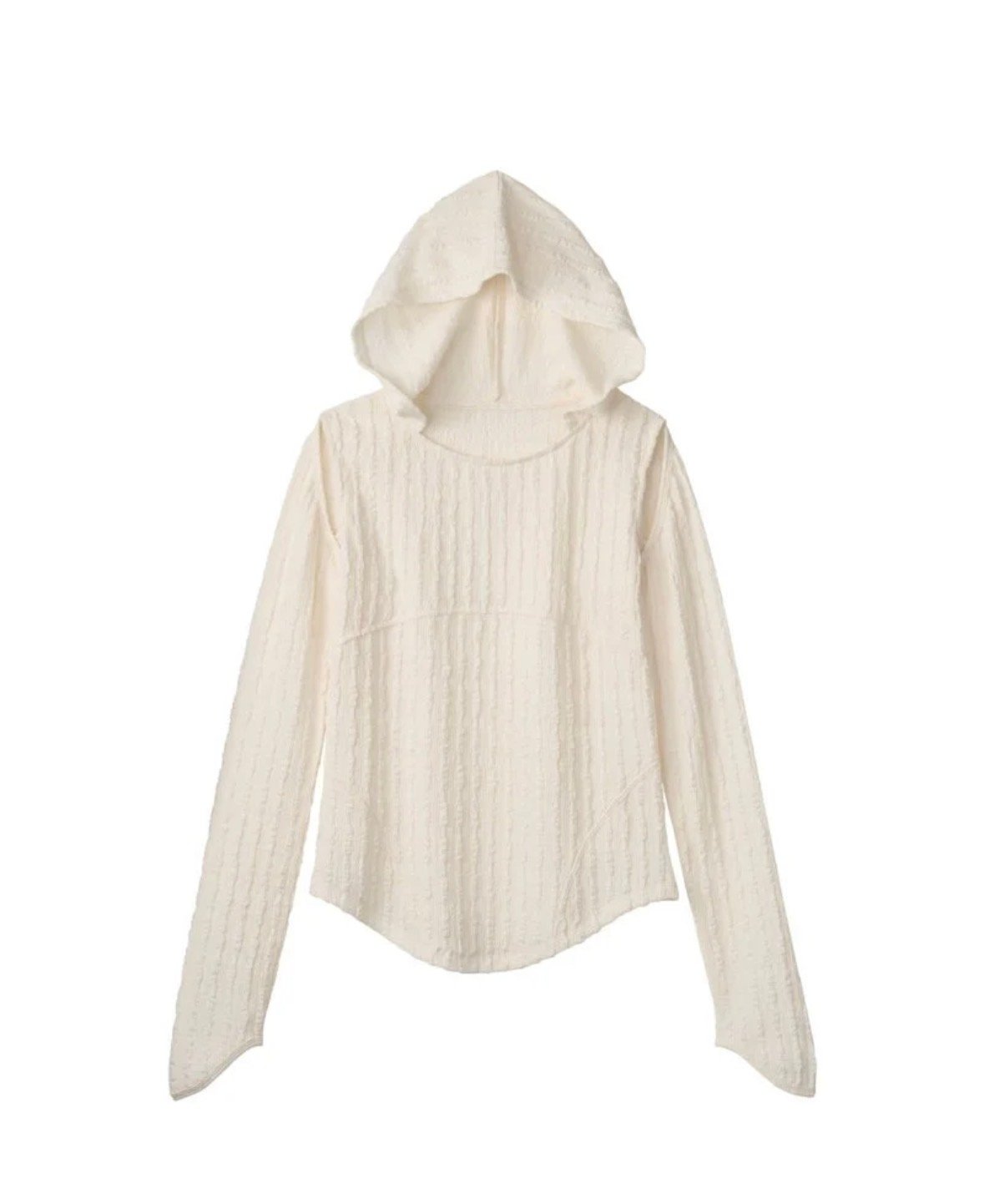 Knuth Marf】 hooded jacquard top | Selectshop s