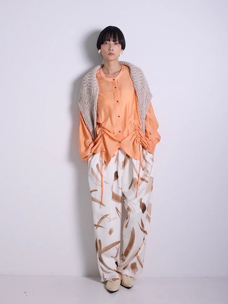 CHIGNON】サテンプリントパンツ | Selectshop shooby dooby