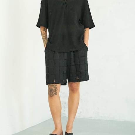 【YENN】　LACE BERMUDA PT