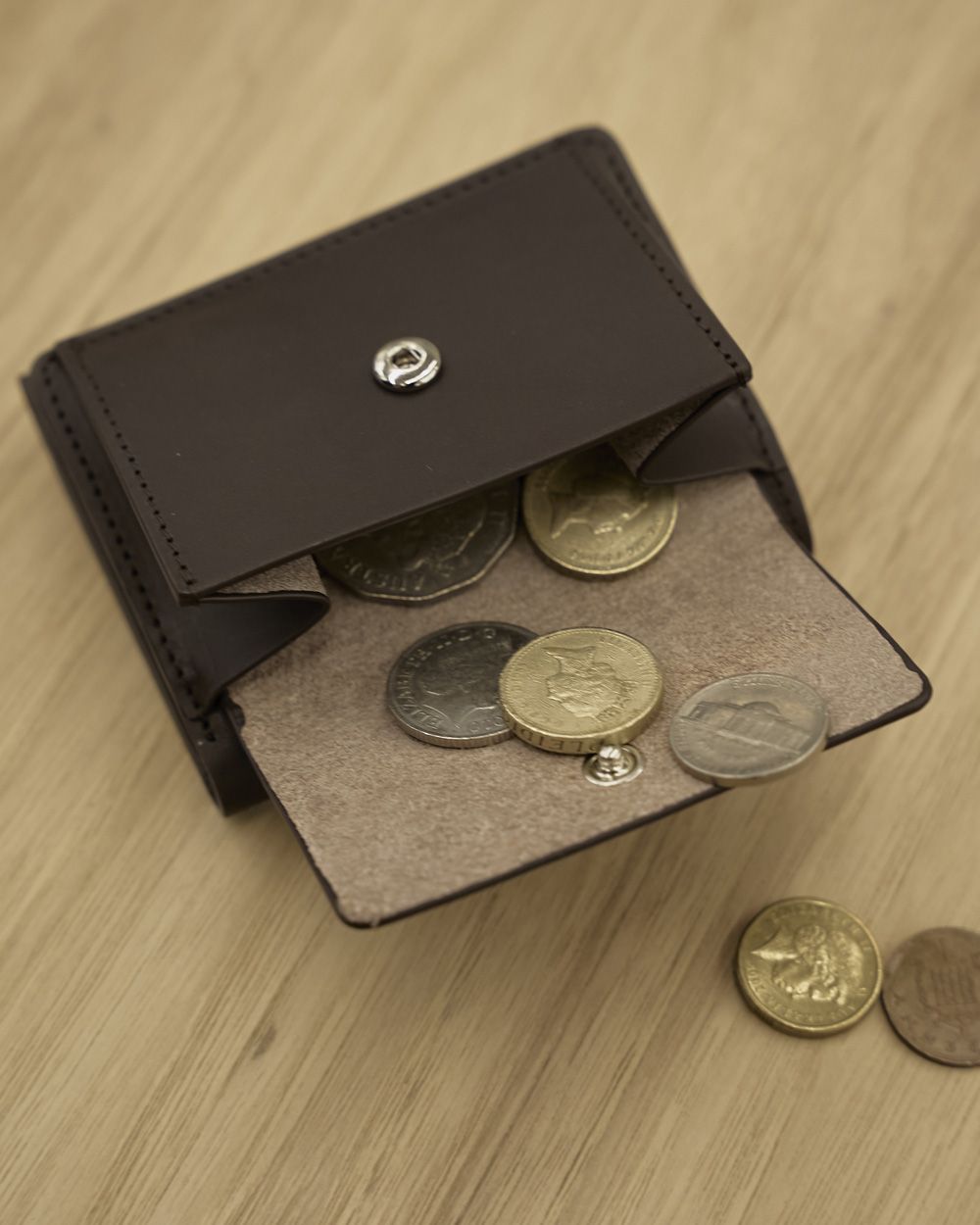 online Life's / TODAYFUL(トゥデイフル) ブラック Wallet Compact Leather / todayful store（ライフズ） Leather / 小物