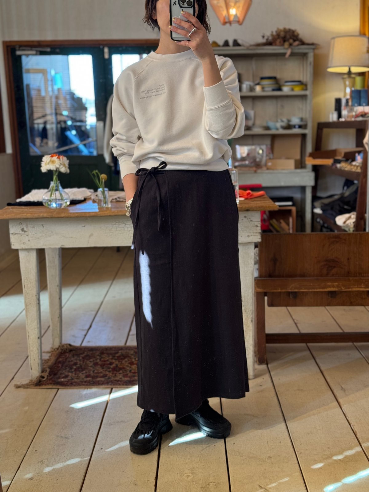 AUG】ラップ風スカート | Selectshop shooby dooby