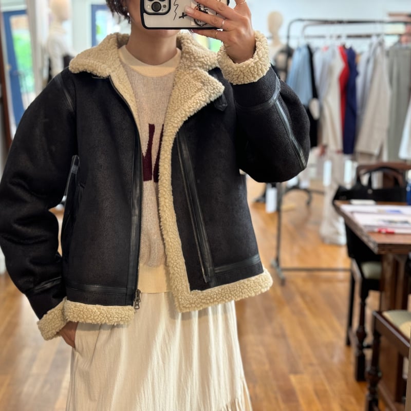 LE MELANGE 】フェイクムートンジャケット | Selectshop shooby 