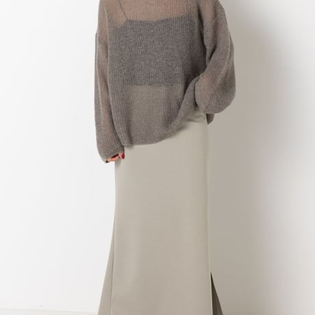【YENN】W JERSEY MAXI SK