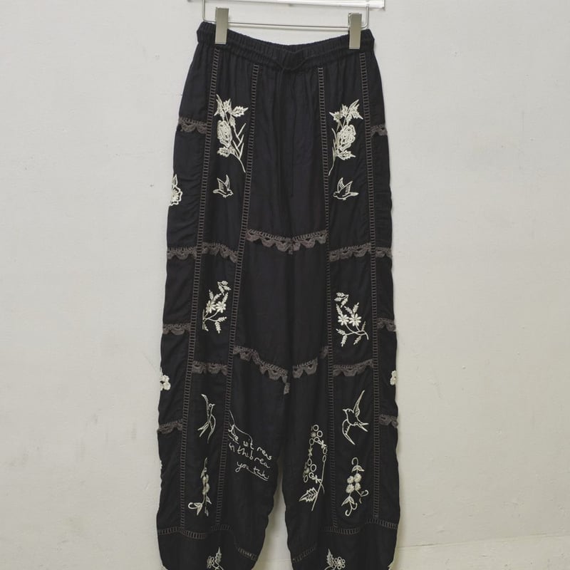 TODAYFUL】Embroidery Patchwork Trousers | Selec
