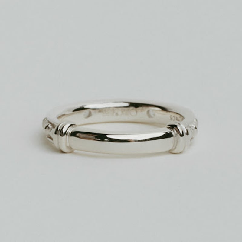 BRKUMO】 HO ring /zirconia (silver/gold) | Sel