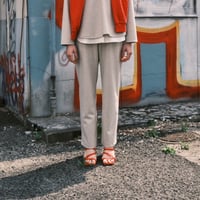 【LE MELANGE】 　ニードルパンチ ストレートパンツ