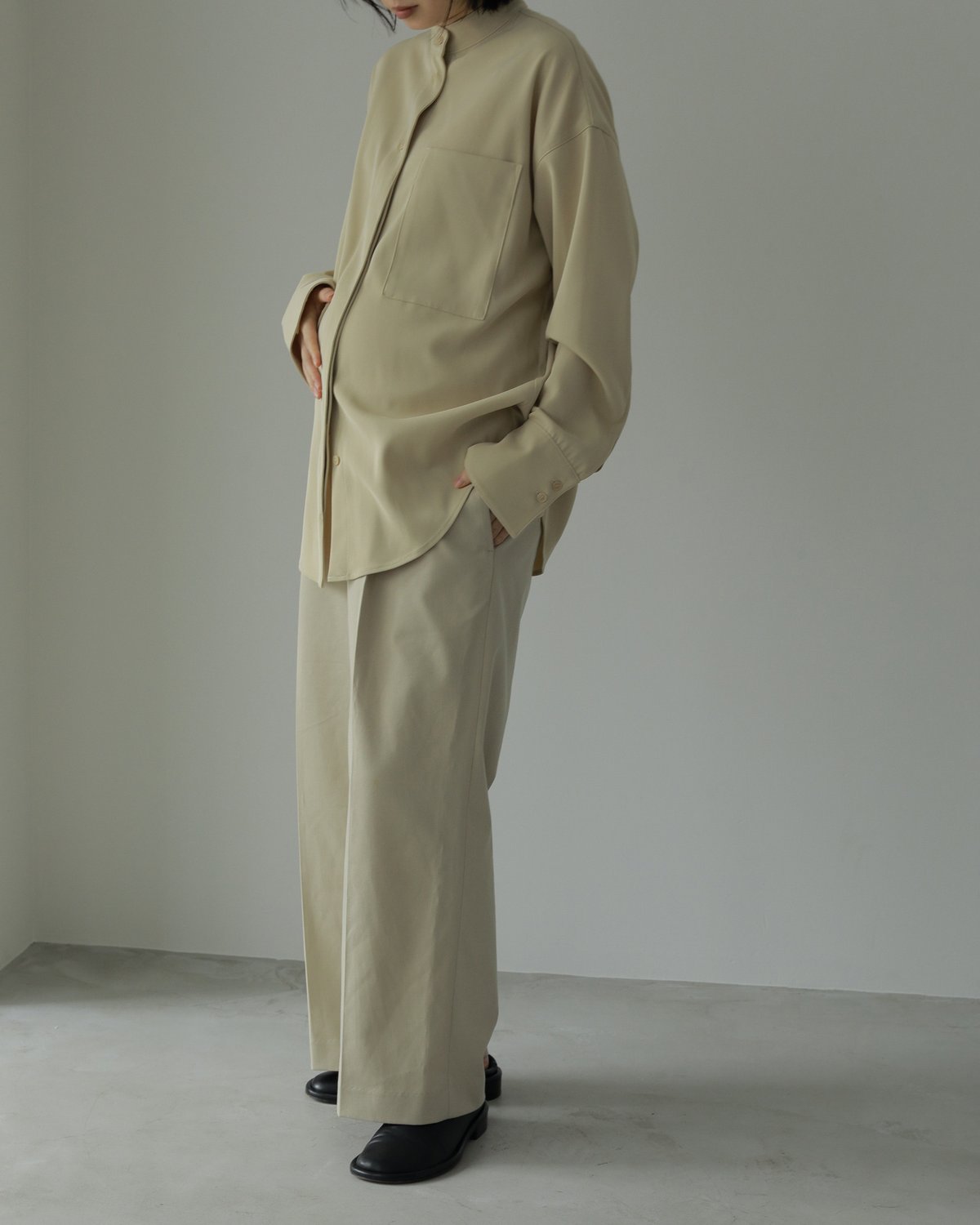 anuke】Reha.Tuck Wide Pants(マタニティ) | Selectshop