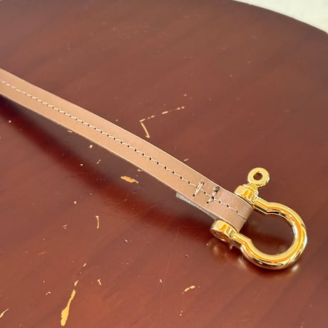 【ATELIER BRUGGE】　Horse shoe narrow leather bracelet