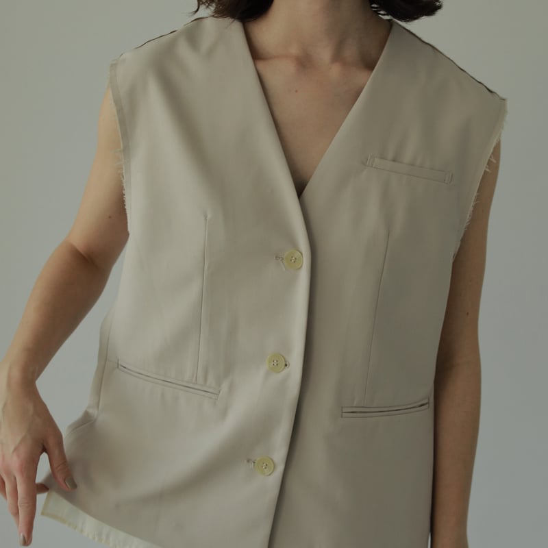 anuke】Cutoff Twill Vest | Selectshop shooby dooby anuke】Cutoff Twill Vest | Selectshop shooby dooby