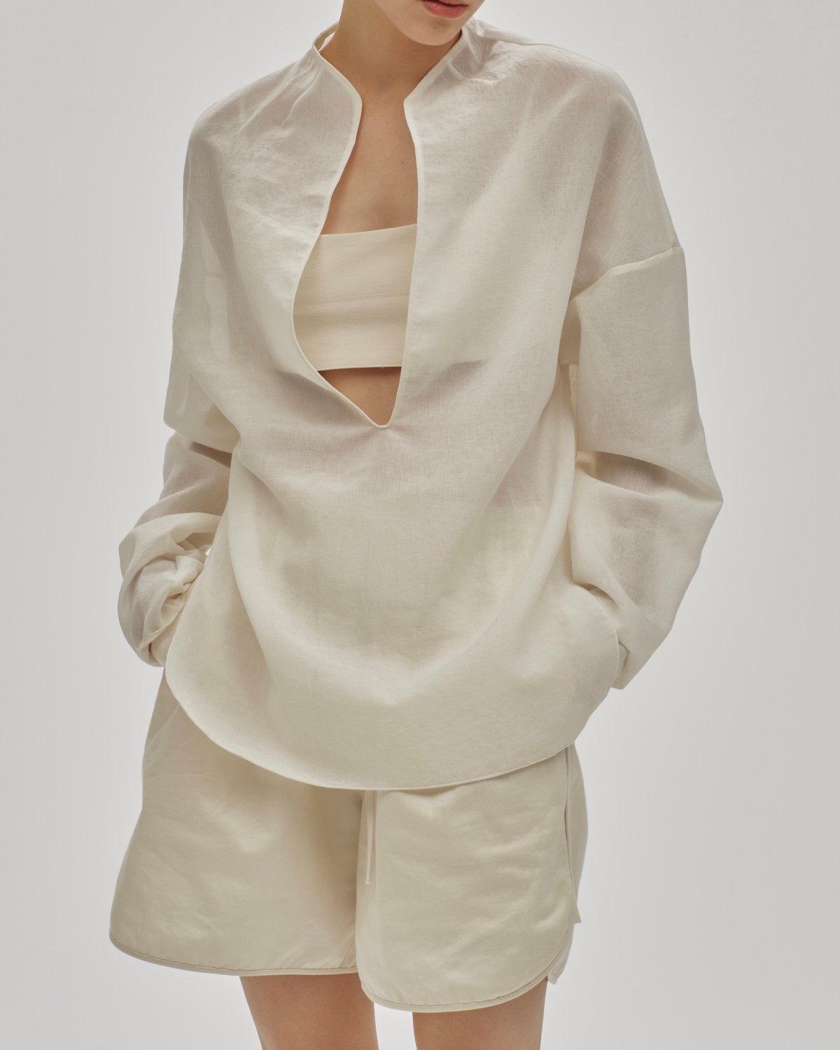 【Todayful】Slub Slit Shirts ブラック TODAYFUL】Slub Slit Shirts | Selectshop shooby