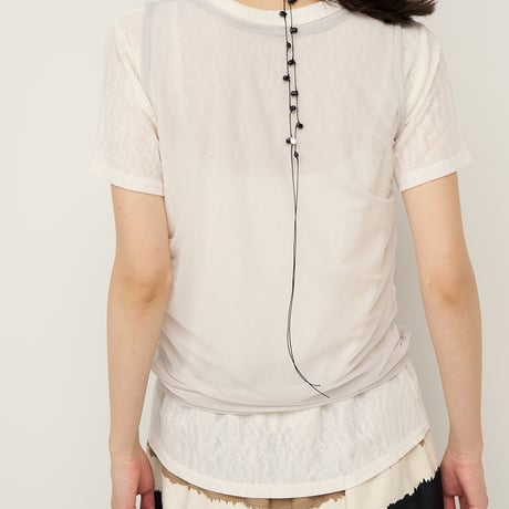 【CHIGNON】　ドロップガラスコード