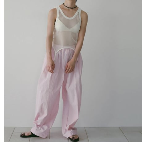 【anuke】 Volumetuck Cocoon Pants