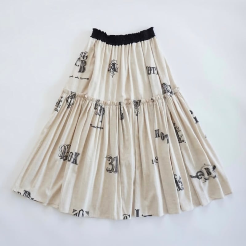 THOMAS MAGPIE】オリジナルプリント リネンスカート | Selectshop s