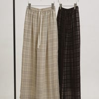 【TODAYFUL】　Check Jacquard Pants