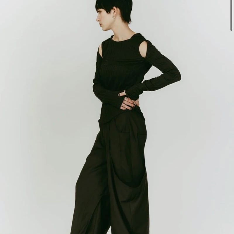 Knuth Marf】 hooded jacquard top | Selectshop s