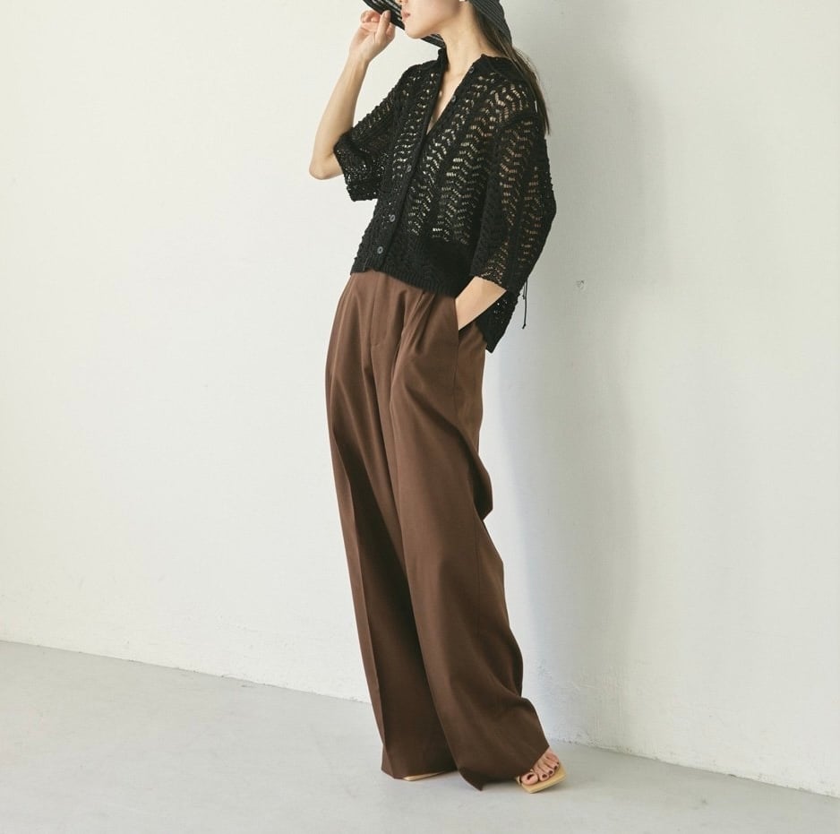 TODAYFUL】Lace Knit Shirts | Selectshop shooby ...