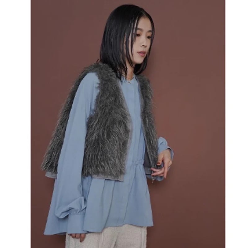 CYAN TOKYO】MIXファーZIPベスト | Selectshop shooby dooby