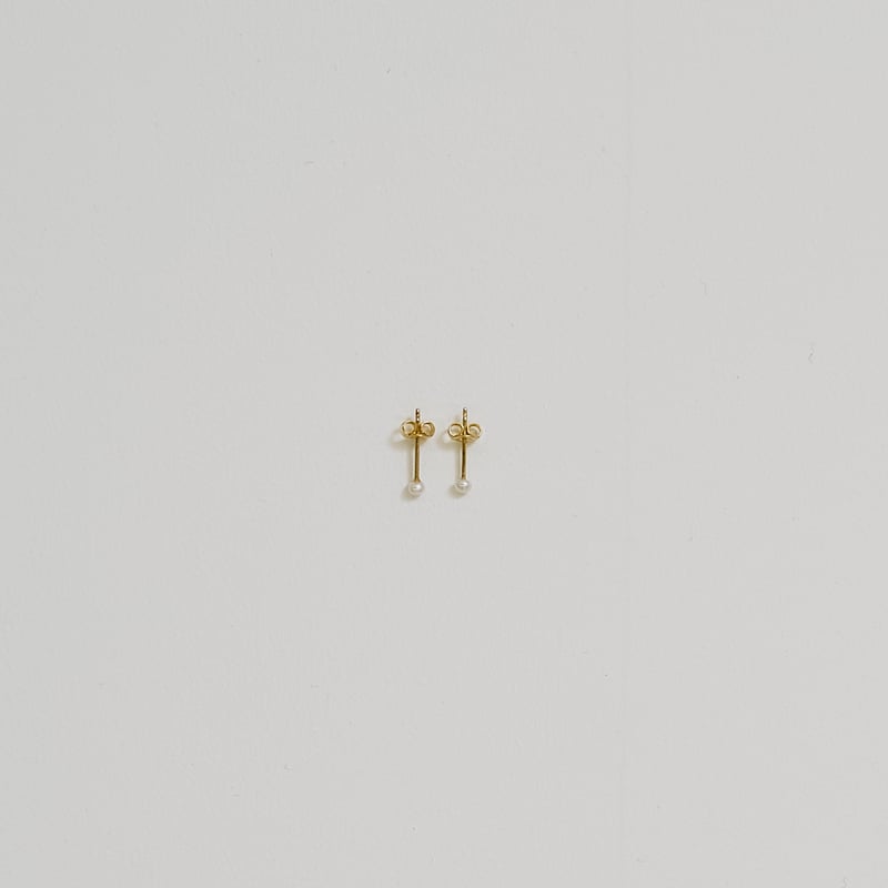アクセサリー todayful / PetitCurvy Pierce gold TODAYFUL】Petit Pearl Pierce | Selectshop shoob
